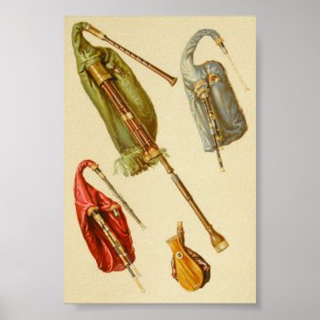 Bagpipes Poster by EnKore at Zazzle