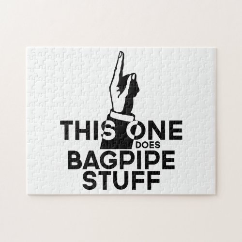 Bagpipes Stuff _ Funny Bagpipes Music Jigsaw Puzzle