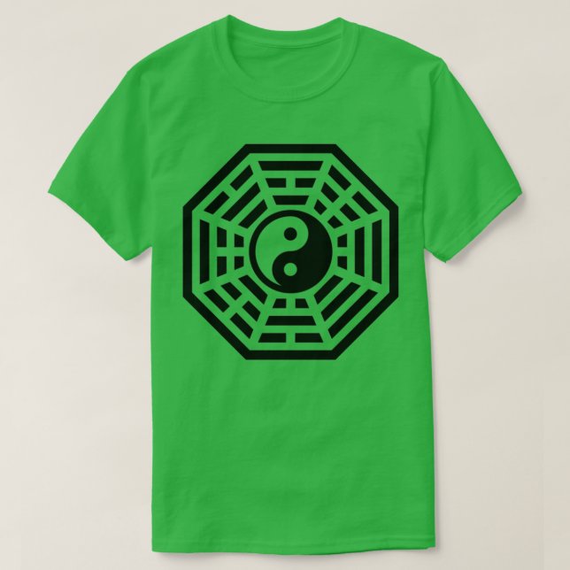 Bagua Pakua Yin Yang Chi Feng Shui Martial Arts T-Shirt (Design Front)