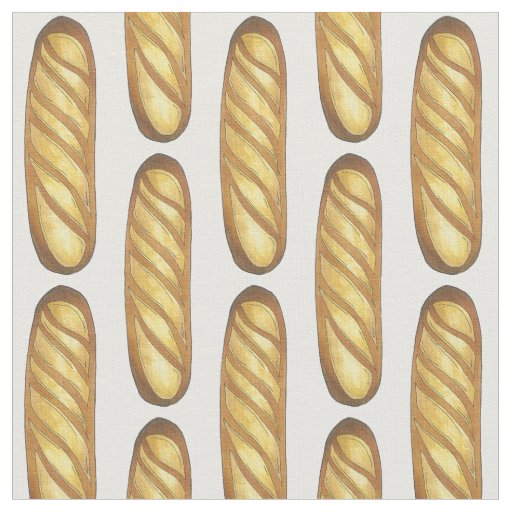 Baguette French Loaf of Bread Bakery Boulangerie Fabric