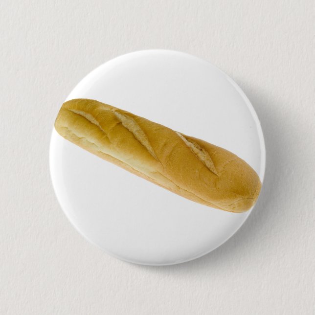 Baguette Pinback Button (Front)