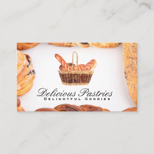 Baguettes and Pastries Business Card