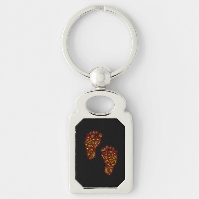 Bagy Footprints Keychain (Front)