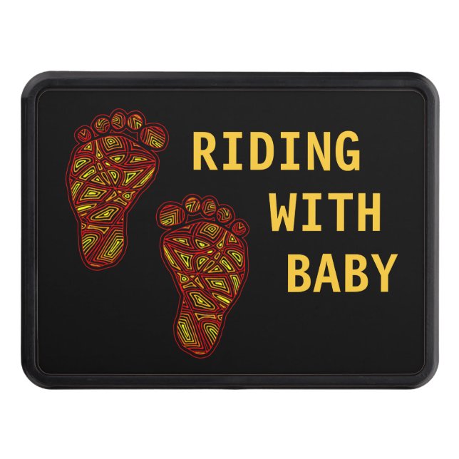 Bagy Footprints Tow Hitch Cover (Front)