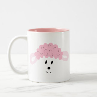 BAH! BAH! Lamb Face Two-Tone Coffee Mug