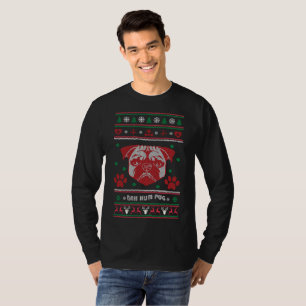 Bah Hum pug Ugly Sweater Christmas