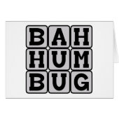 Bah Humbug, Anti-Christmas Sentiment (Front Horizontal)