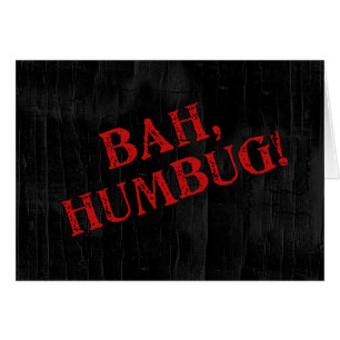 Bah Humbug Cards