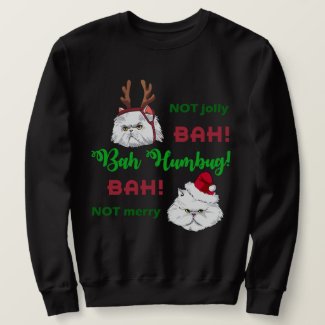 Bah Humbug Cat Sweatshirt