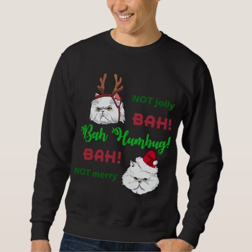 Bah Humbug Cat Sweatshirt