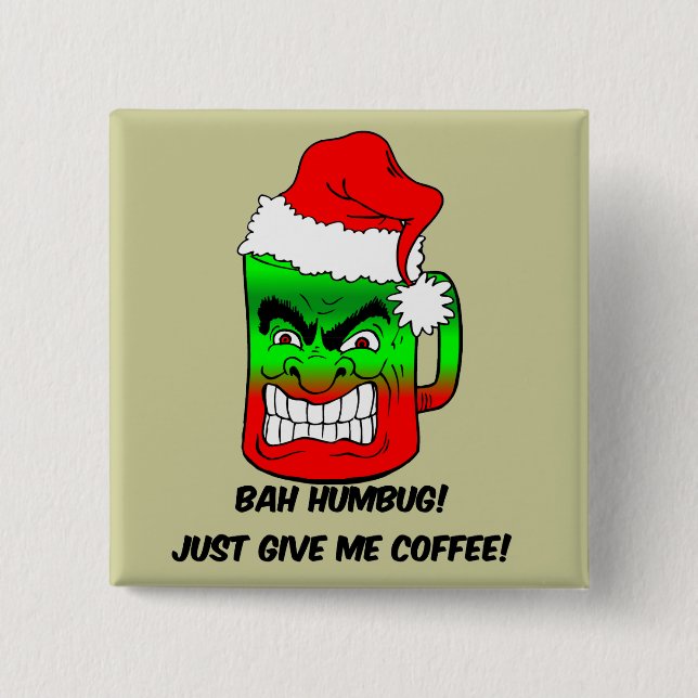 bah humbug Christmas Button (Front)