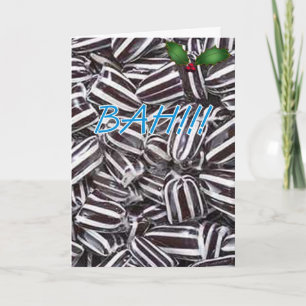 BAH HUMBUG!! CHRISTMAS GREETING CARD