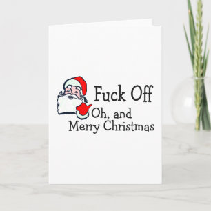 Bah Humbug Christmas Holiday Card