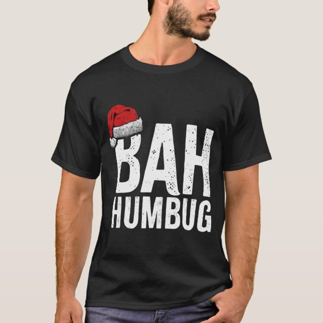 Bah Humbug Christmas T-Shirt (Front)