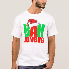 Bah Humbug christmas t-shirt funny santa