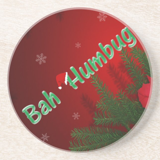 Bah Humbug Coaster (Front)