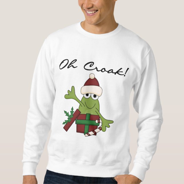 Bah Humbug Frog Christmas Tshirts and Gifts (Front)