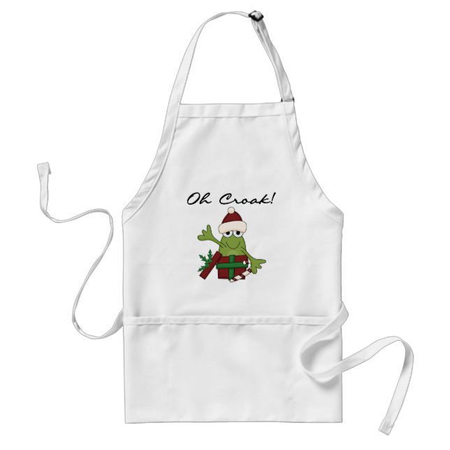 Bah Humbug Frog Christmas Tshirts and Gifts Adult Apron (Front)