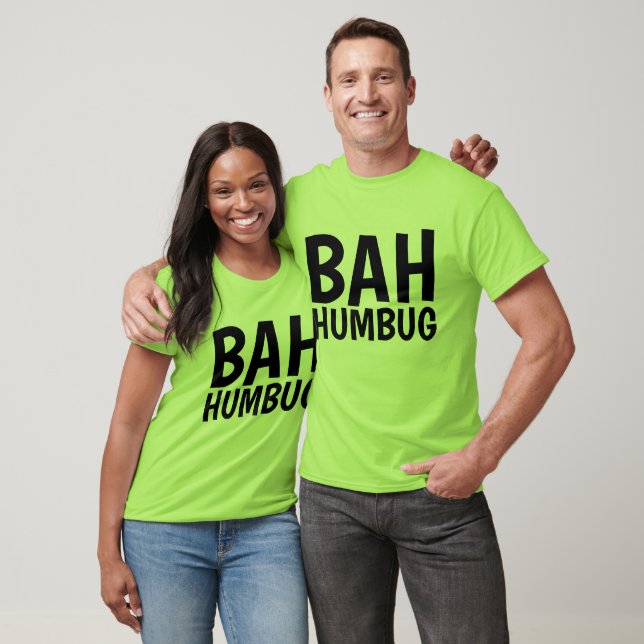 BAH HUMBUG Funny Christmas T-shirts (Unisex)