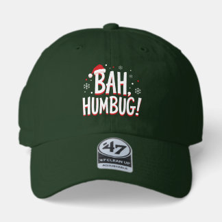 Bah Humbug Funny Sarcastic Grumpy Christmas Holida 47 Brand Hat