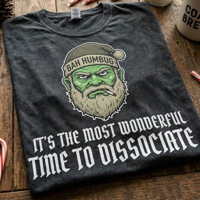 Bah Humbug Grinch Style Christmas T-Shirt, Funny  T-Shirt (Creator Uploaded)