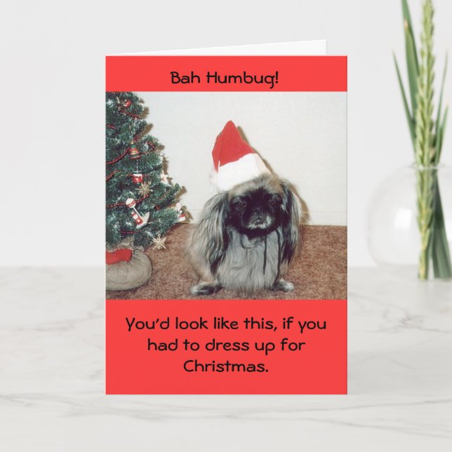 Bah Humbug! Holiday Card (Front)