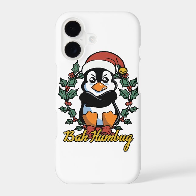 Bah Humbug Iphone Case (Back)