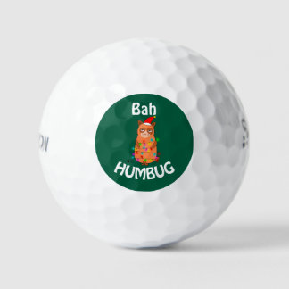 Bah Humbug Kitty Cat Golf Balls
