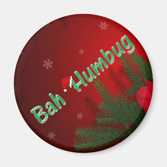 Bah Humbug Magnet (Front)