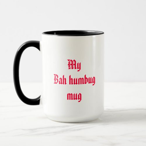 Bah Humbug Mug