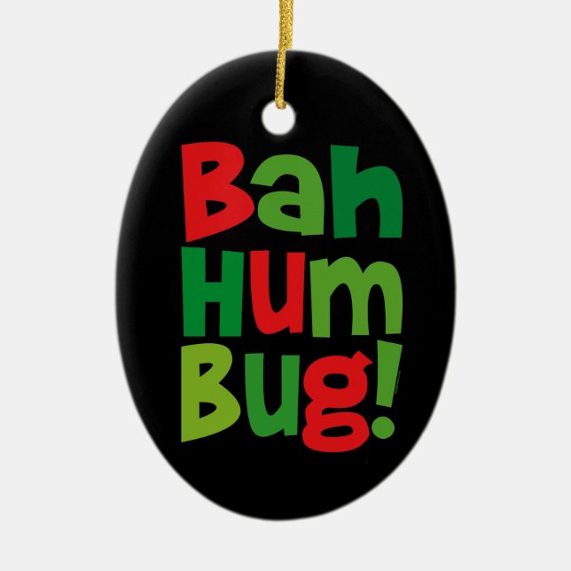 Bah Humbug Ornament (Front)