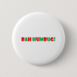 Bah Humbug Pinback Button