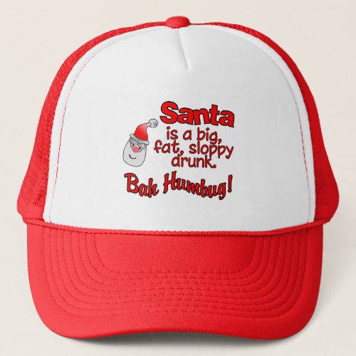BAH HUMBUG Santa hat