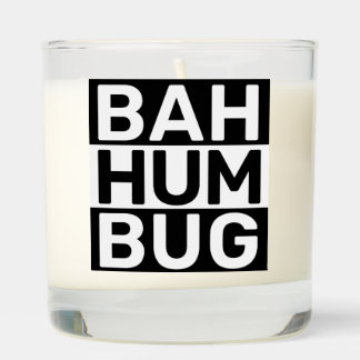 Bah humbug scented candle