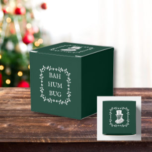 Bah Humbug Scrooge Dickens Christmas Carol Favor Boxes