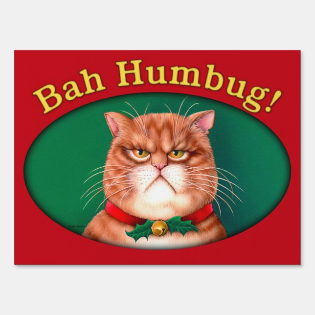 Bah Humbug sign (Front)