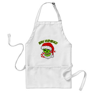 Bah Humbug Skull Adult Apron
