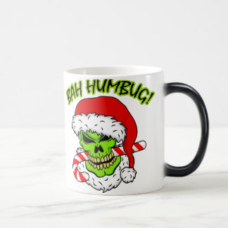 Bah Humbug Skull Color Morph Mug