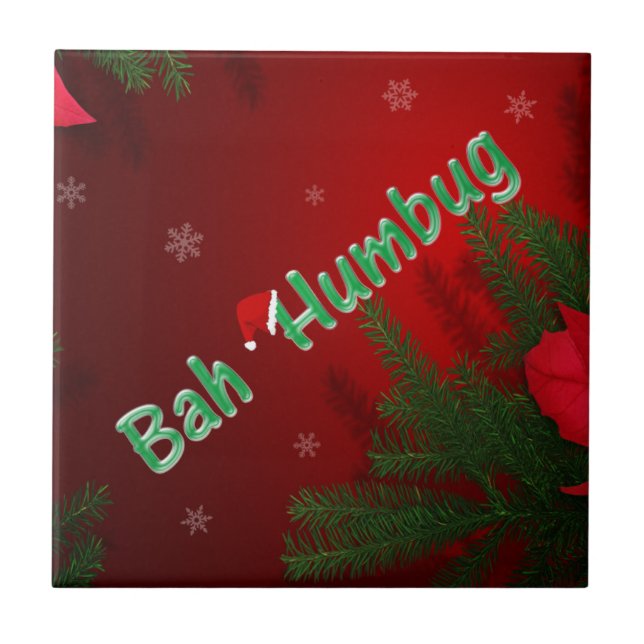 Bah Humbug Tile (Front)
