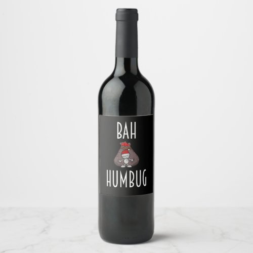 Bah Humbug Wine Label