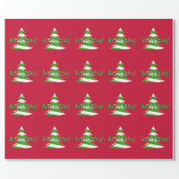 Cheerful Colorful Christmas Ornaments Tissue Paper