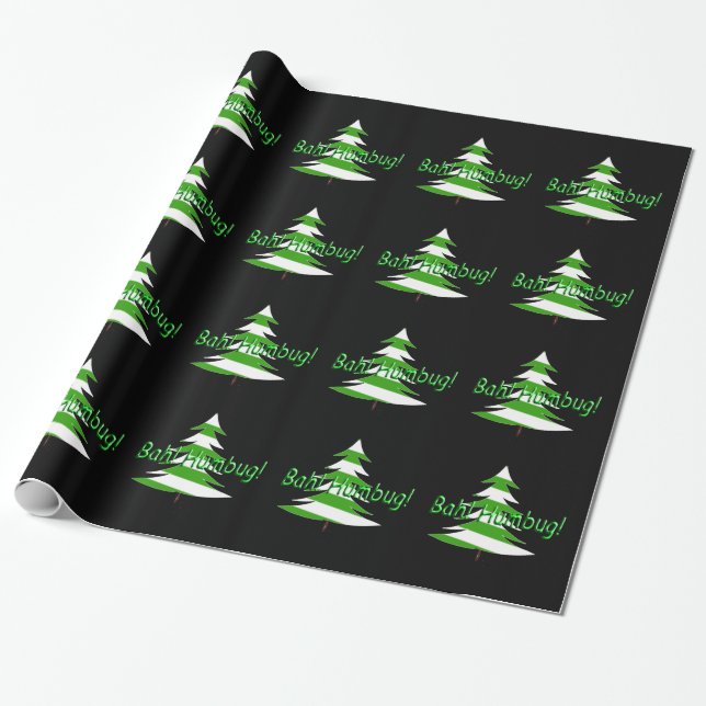 Bah! Humbug! Wrapping Paper (Unrolled)