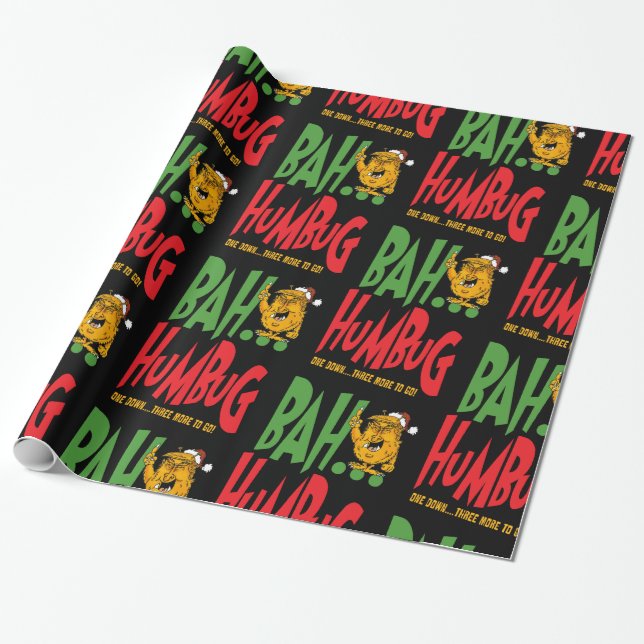 Bah humbug!!!!! wrapping paper (Unrolled)