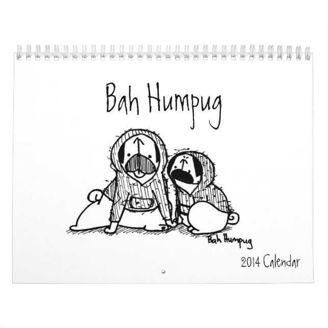 Bah Humpug 2014 Calendar (Cover)