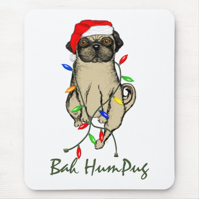 Bah HumPug Mouse Pad (Front)