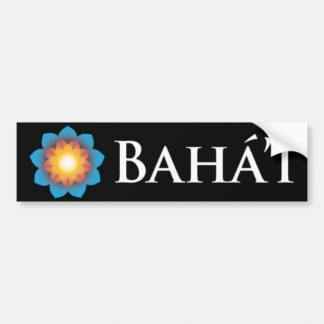 Bahá'í Bumper Sticker (Front)