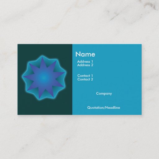 Customizable Baha'i bussiness card business card templates
