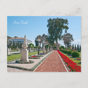 Bahá'í Gardens of Acre, Israel Postcard