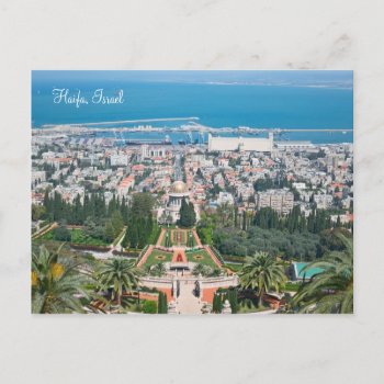 Bahá'í Gardens Of Haifa  Israel Postcard by Stangrit at Zazzle