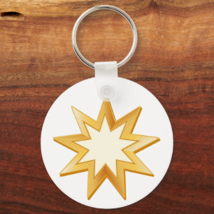 Baha'i Keyring Double-sided